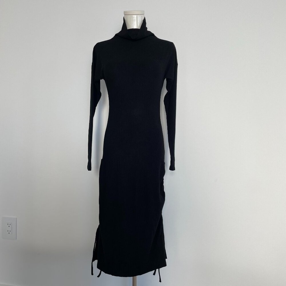 Anthropologie NWT Ruched Midi Dress Small